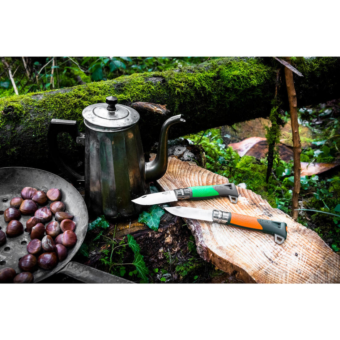Couteau pliant 9,5 cm inox Opinel N°12 Explore Tire Tique