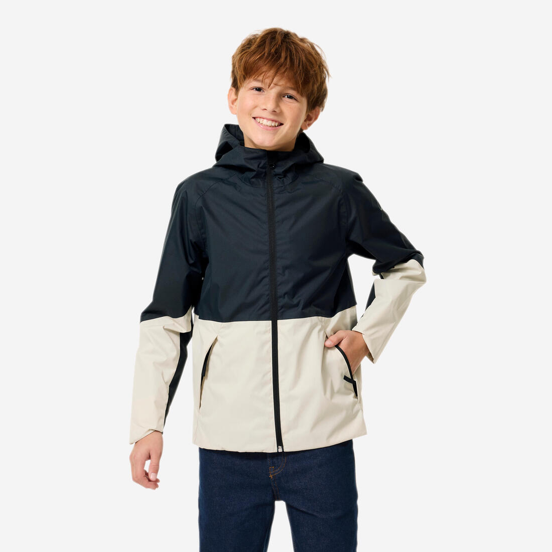 Veste de randonnée imperméable 7-15 ans enfant, MH500 twin