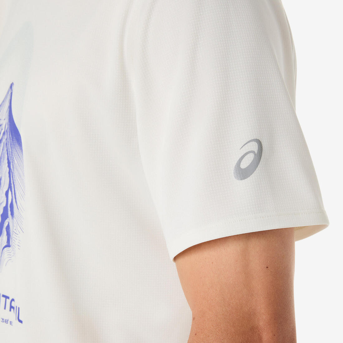 T-shirt de trail running léger et respirant homme, Asics Fujitrail