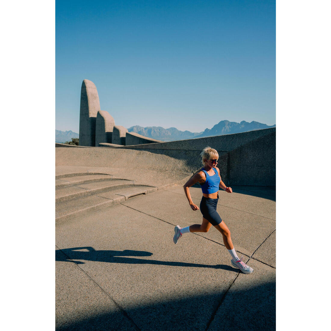 Short cycliste running femme - kiprun run 900 light