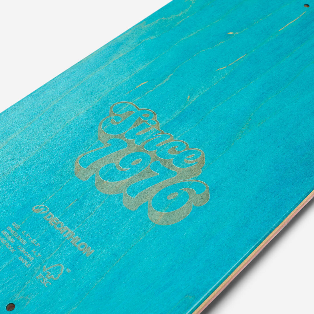 PLANCHE DE SKATE ERABLE DK500 POPSICLE TAILLE 8". GRAPHISME PAR QUENTIN CAILLAT