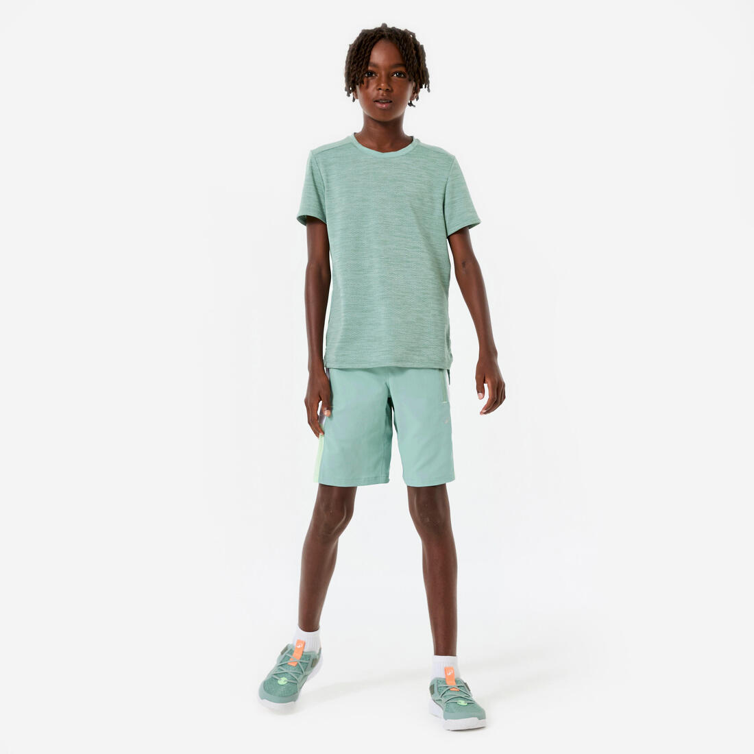 T-shirt enfant synthétique respirant - 500 marine
