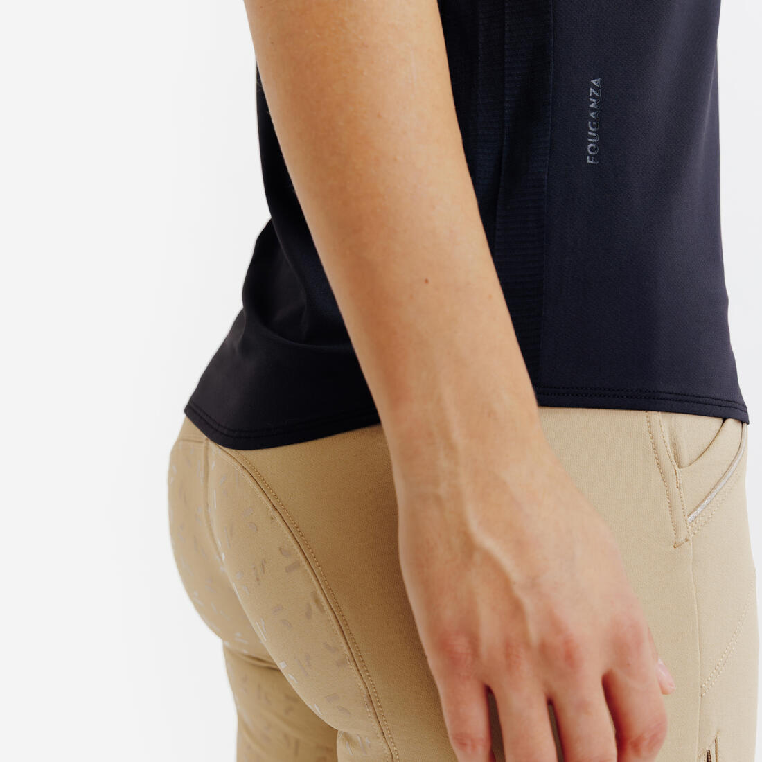 Polo équitation manches courtes Femme - Héritage