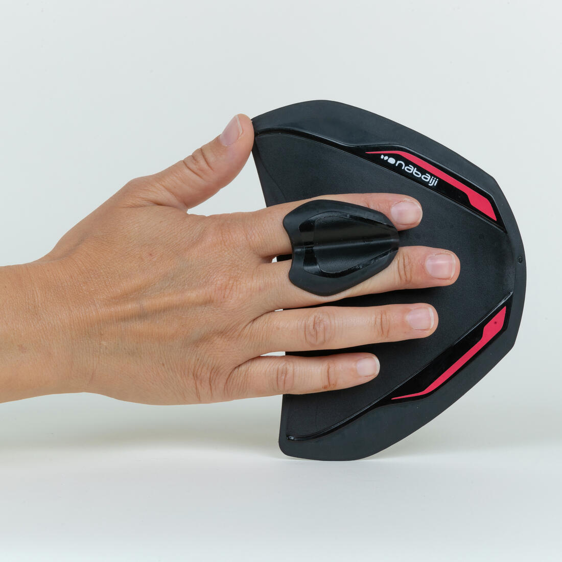 PLAQUETTES FINGER PADDLES 900 QUICK'IN NOIR ROUGE