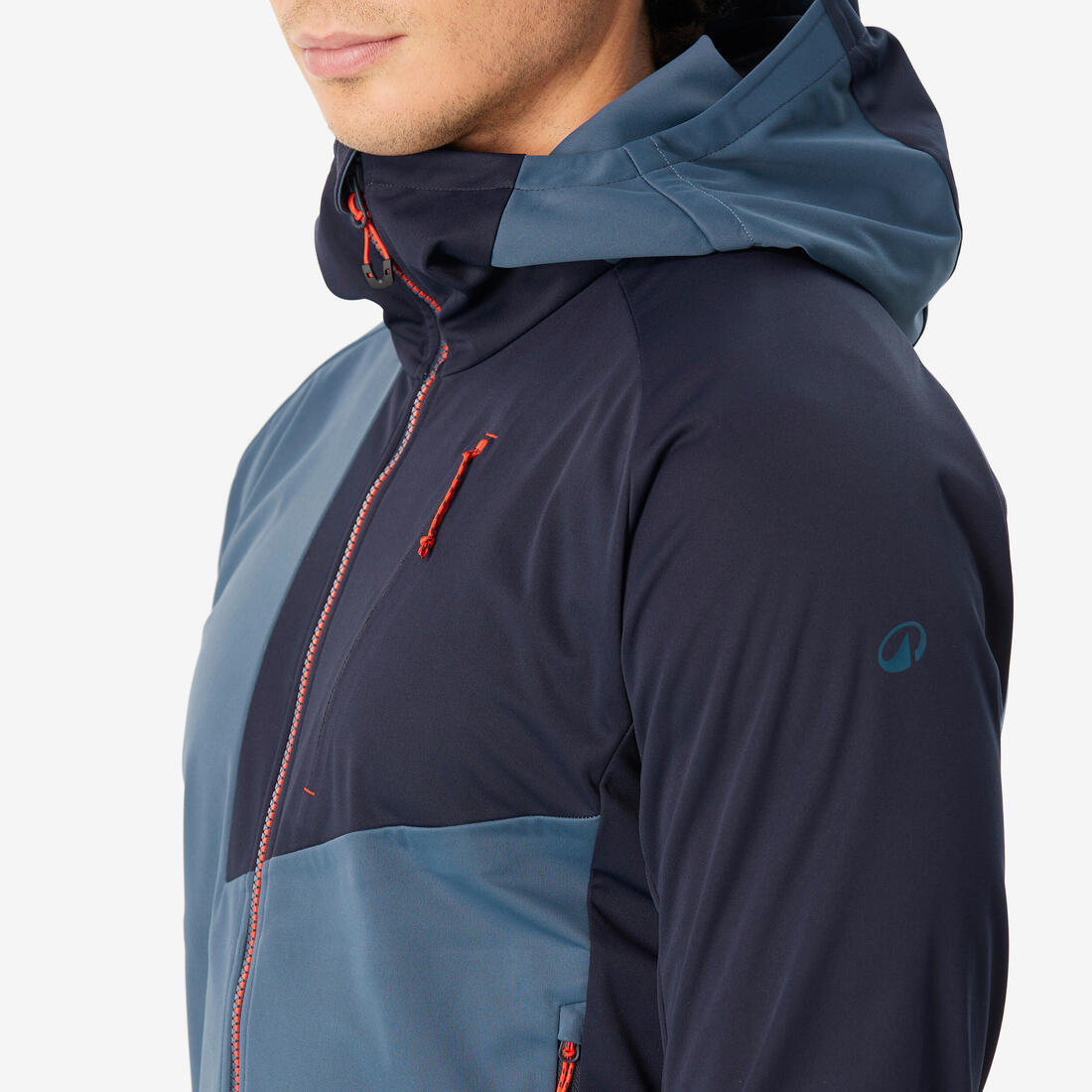 Veste SOFTSHELL d'alpinisme HOMME - ALPINISM Light bleu