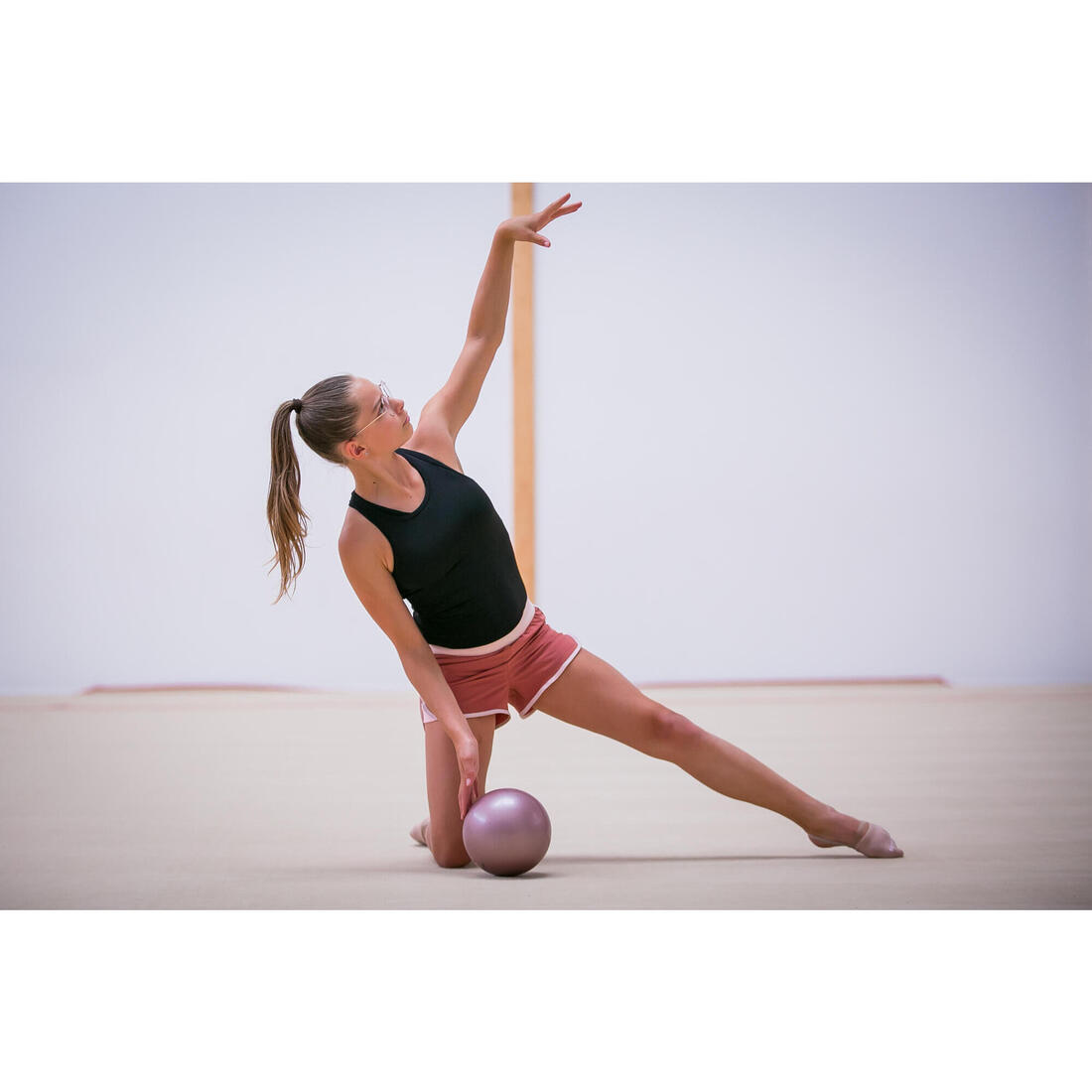 Ballon de gymnastique rythmique 185 mm, doré