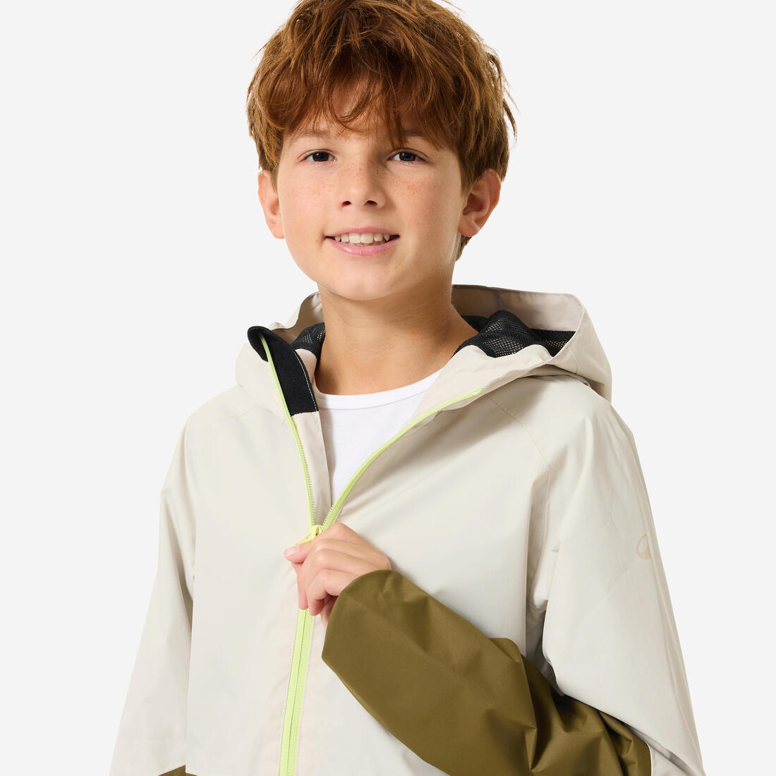 Veste de randonnée imperméable 7-15 ans enfant, MH500 twin