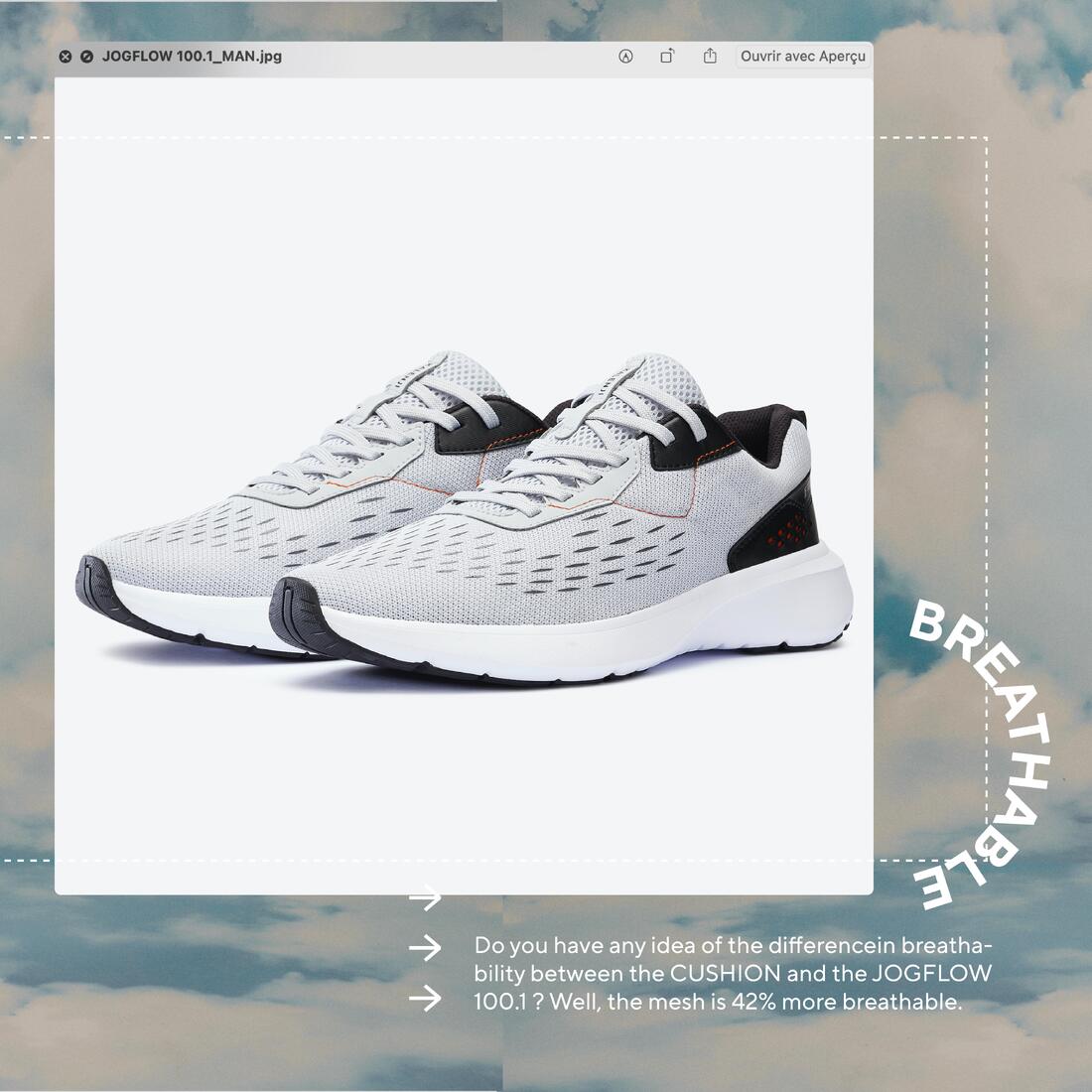 Chaussures de running homme jogflow 100.1