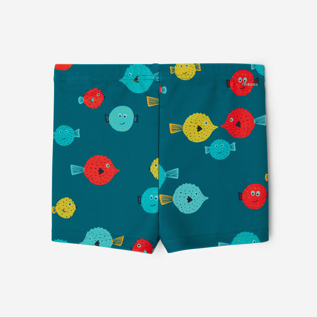 Boxer de bain bébé / enfant bleu imprimé crabes