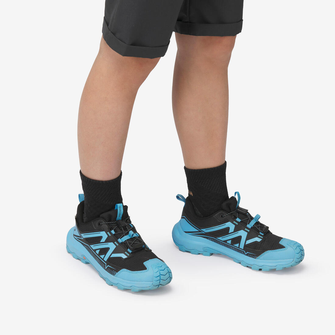 Chaussures de randonnée imperméables enfant du 24 au 34, Crossrock scratch