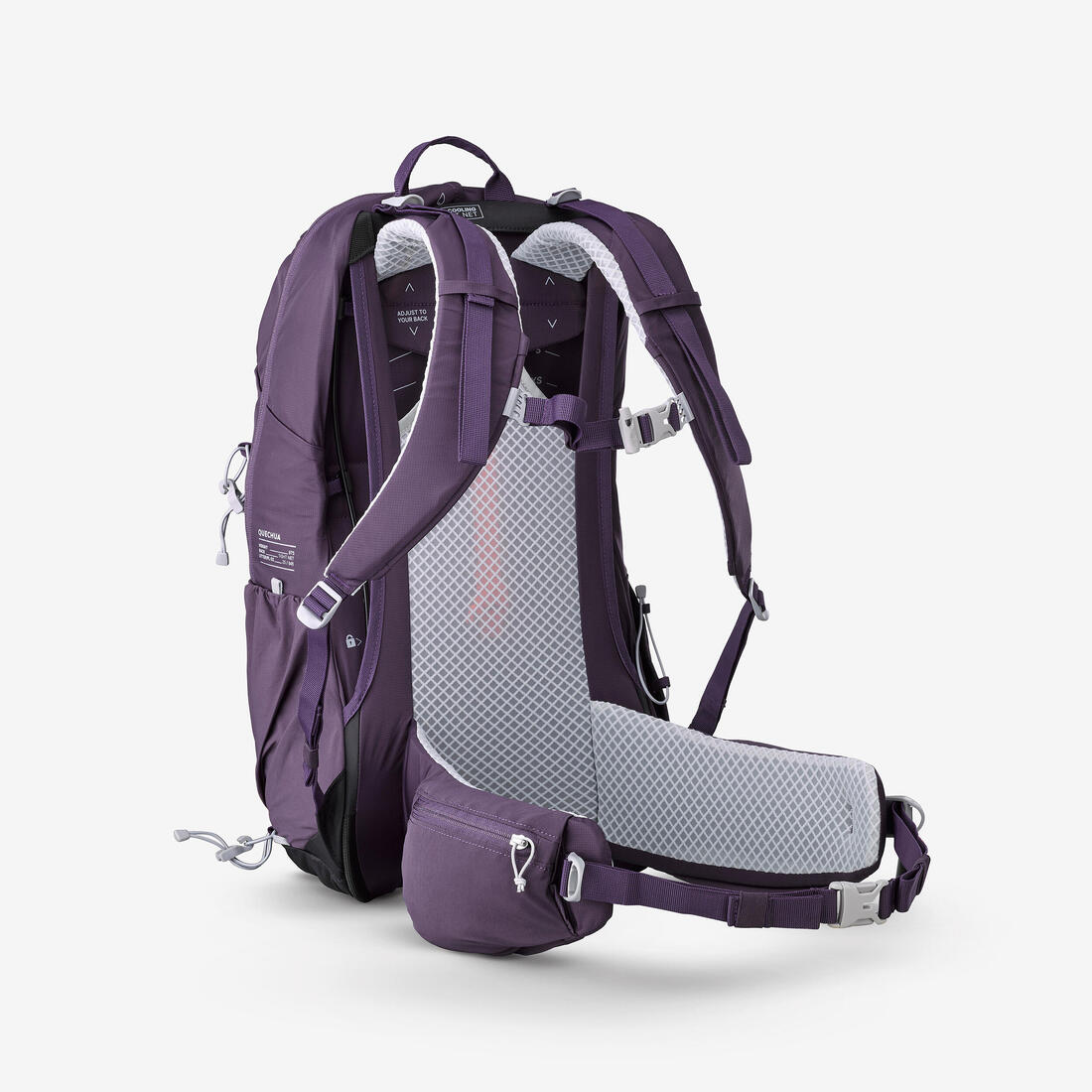 Sac à dos de randonnée ventilé 25L, MH500 khaki