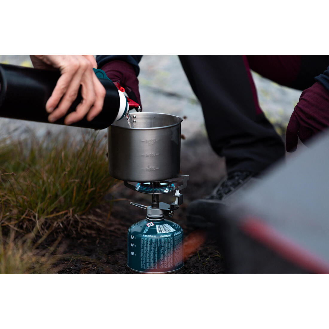 Réchaud à gaz léger et compact avec piézo - MT500