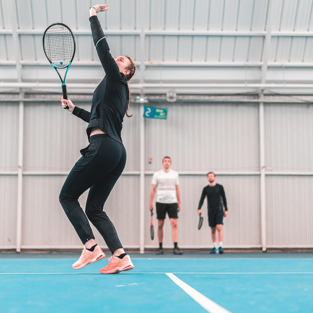 Raquette de tennis adulte TR500 LITE VERT