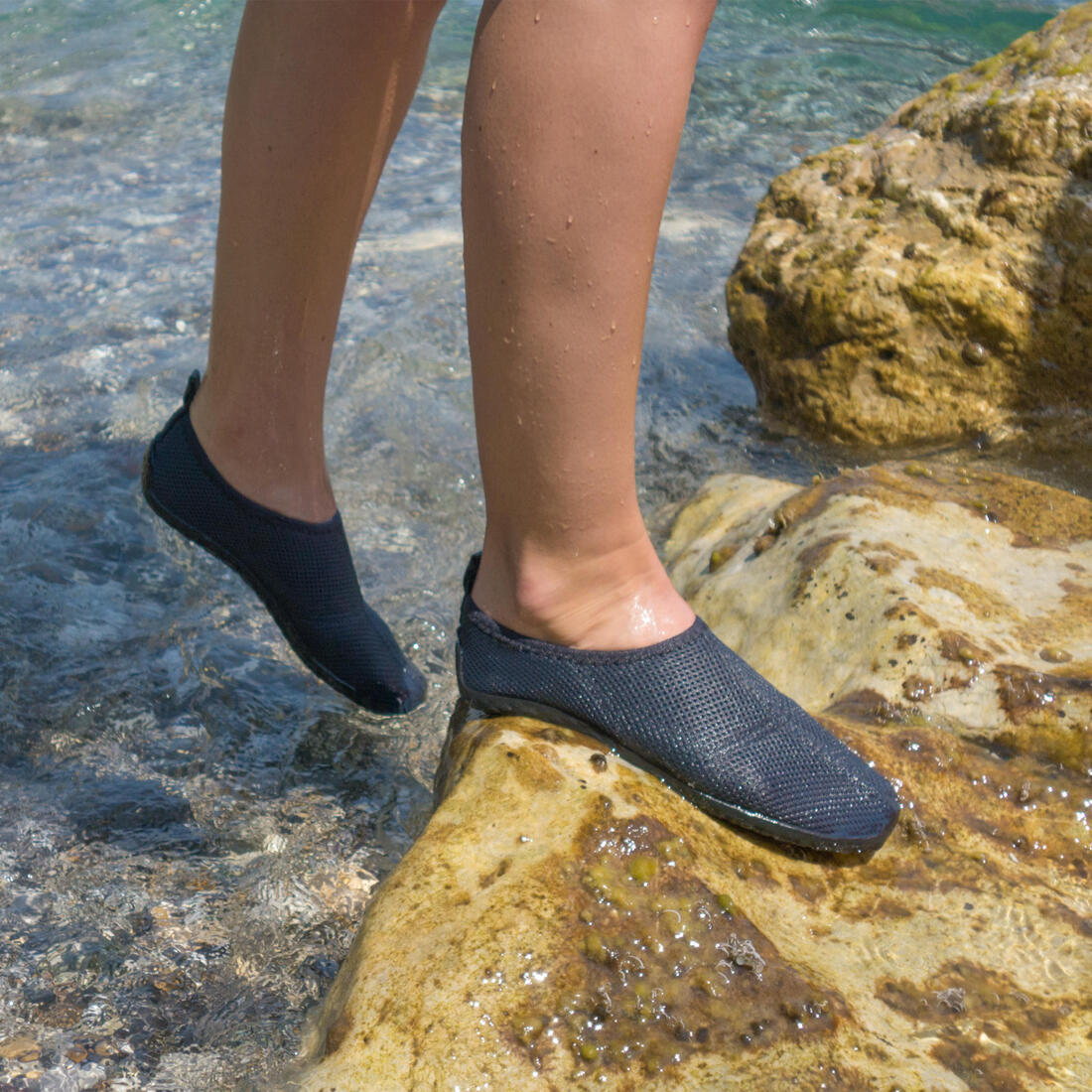 Chaussures aquatiques Adulte, Aquashoes 100 gris