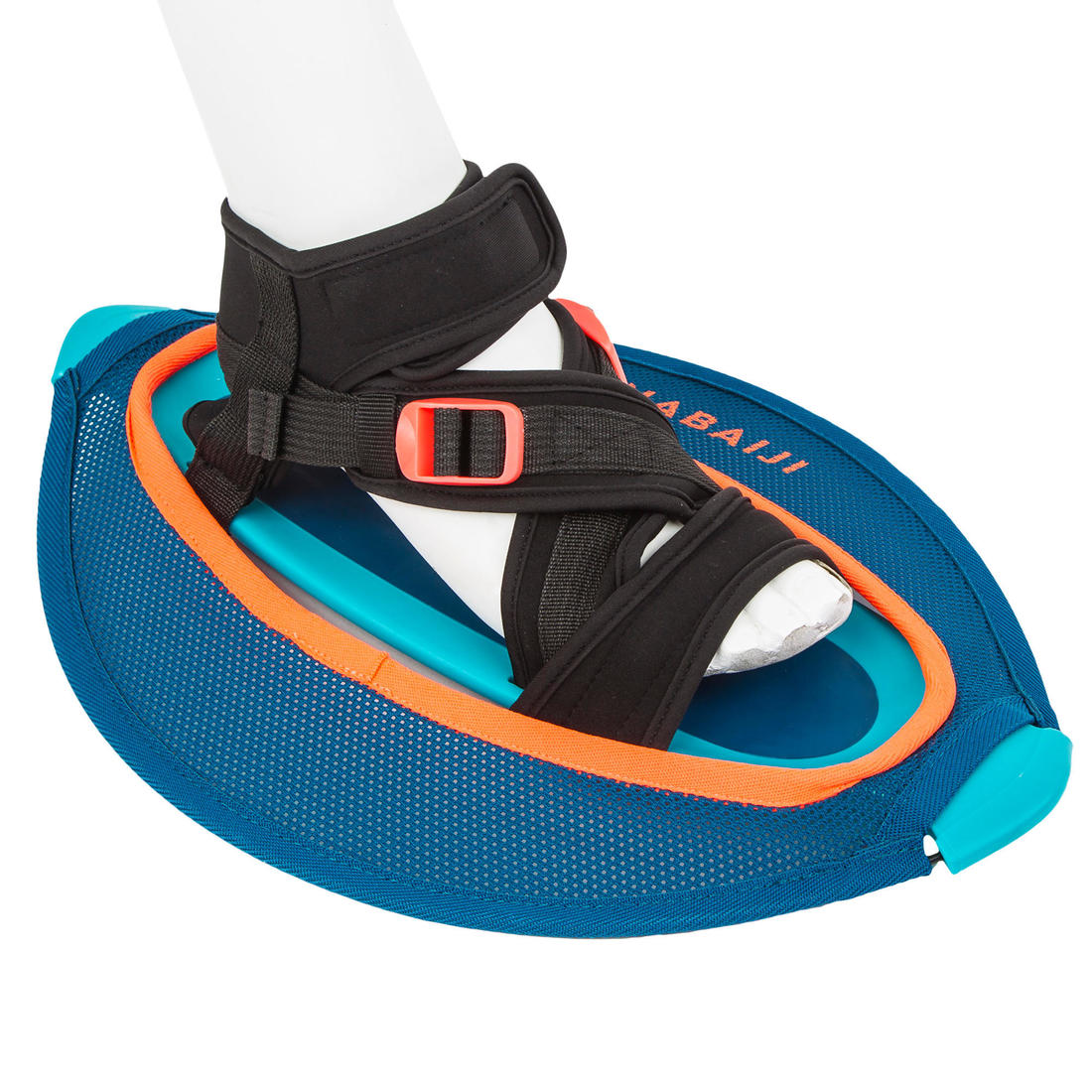 Paire d'haltères aquatiques Pullstep mesh Aquagym bleu orange