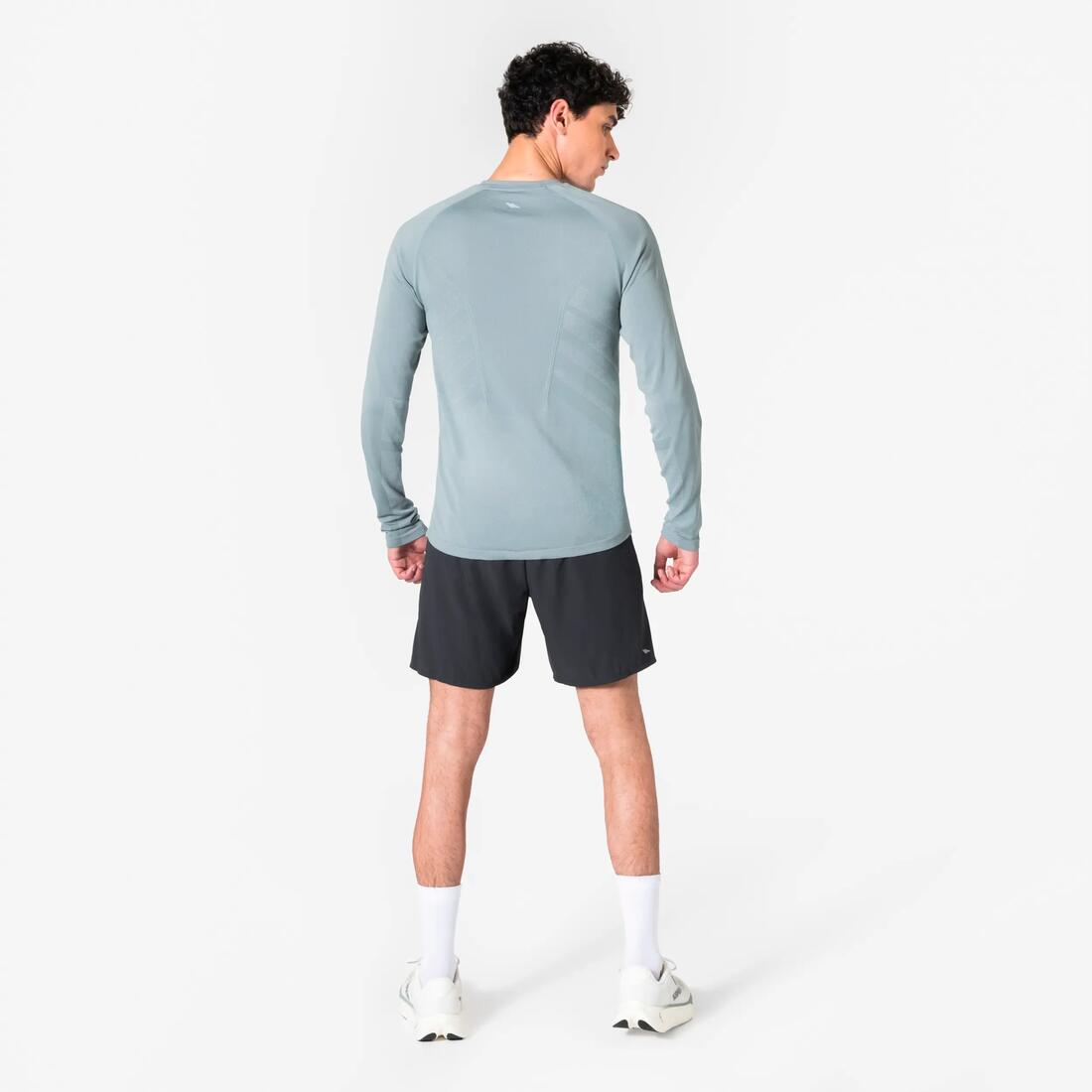 T-Shirt manches longues running sans couture Homme, KIPRUN Run 500