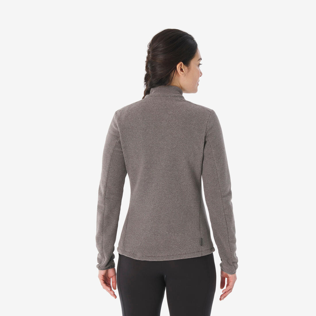 Polaire de randonnée montagne femme, MH100 grise