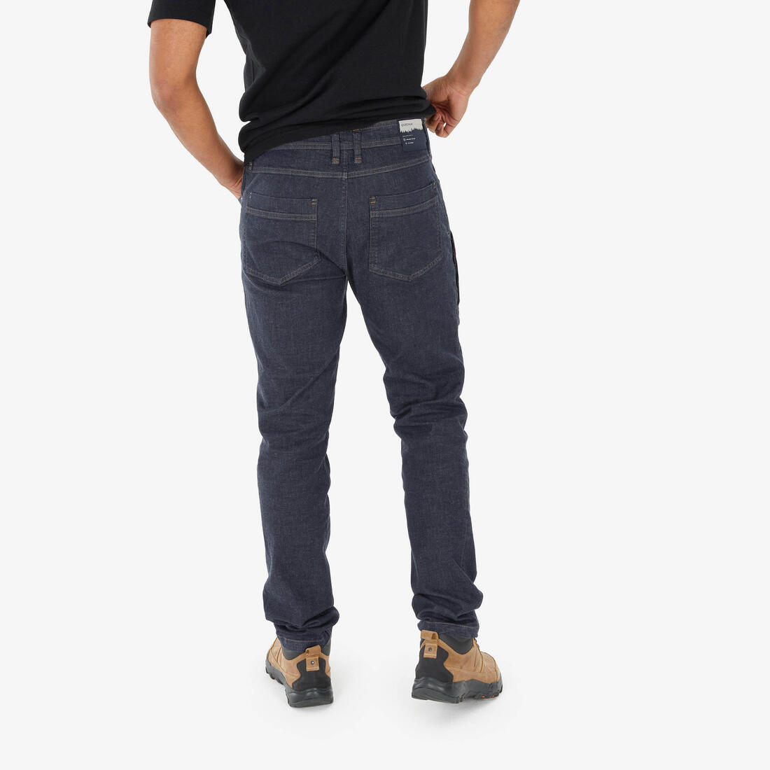 Pantalon de randonnée homme, NH500 Jeans bleu