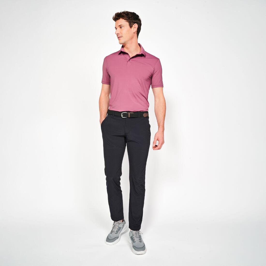 Polo de golf synthétique respirant manches courtes homme, WW900
