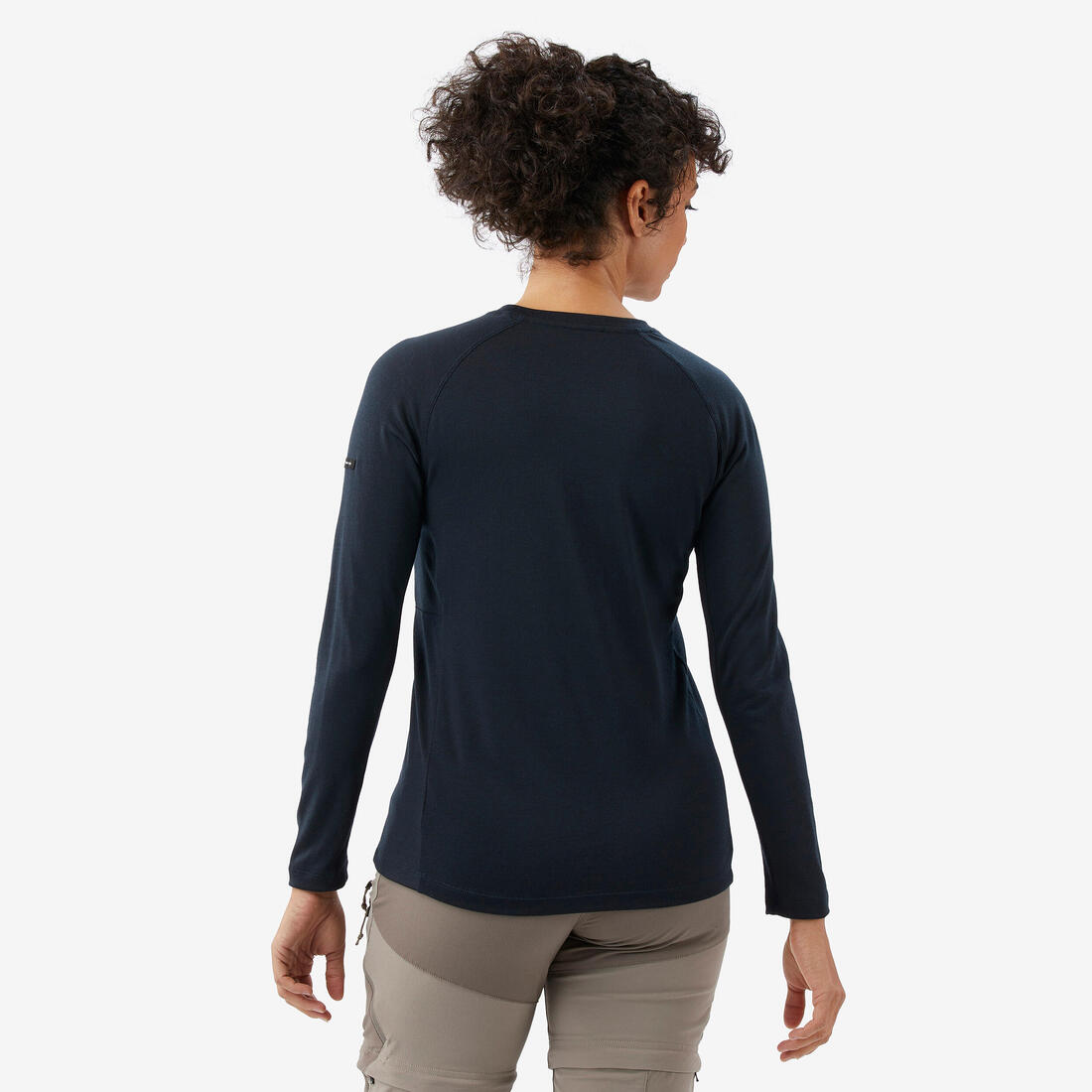 T-shirt manches longues en laine mérinos femme, Merino Resist
