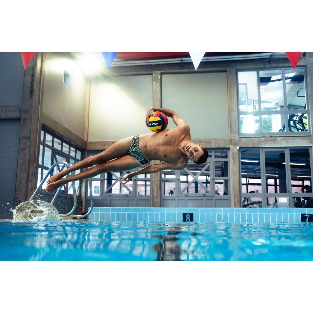 Slip de bain water polo Homme - 500 Tiki