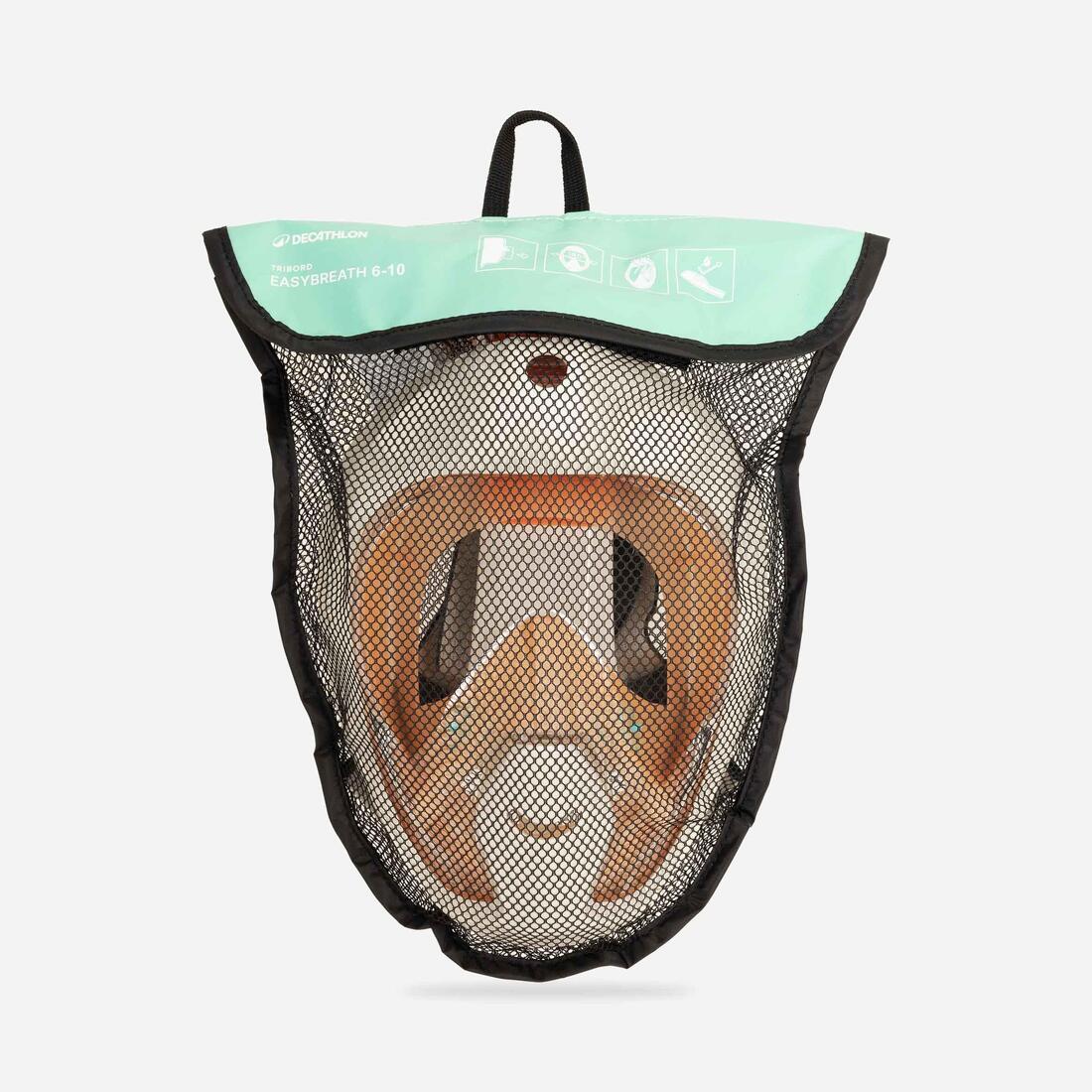 Masque easybreath snorkeling enfant XS (6-10 ans) - SANS SAC