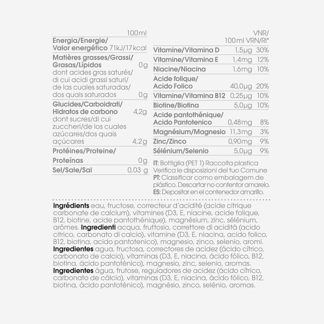 Boisson enrichie en vitamines citron, Reload 500ml