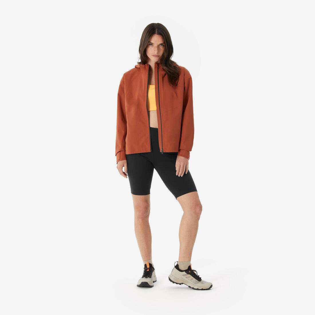Veste de randonnée imperméable femme, MH100
