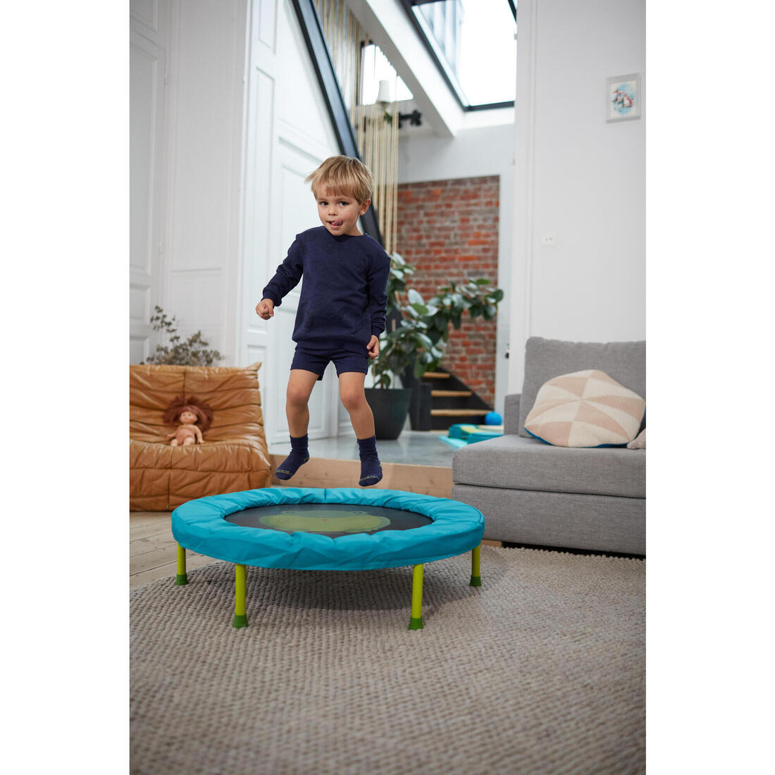 Sweat decat'oons imprimé beige baby gym enfant