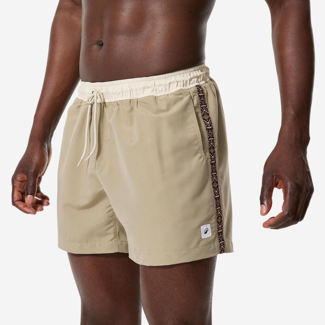 Boardshort surf short de bain court 15" homme, 100 Palmito
