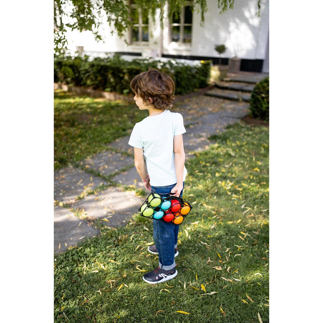 Jeu de 8 boules de pétanque en plastique