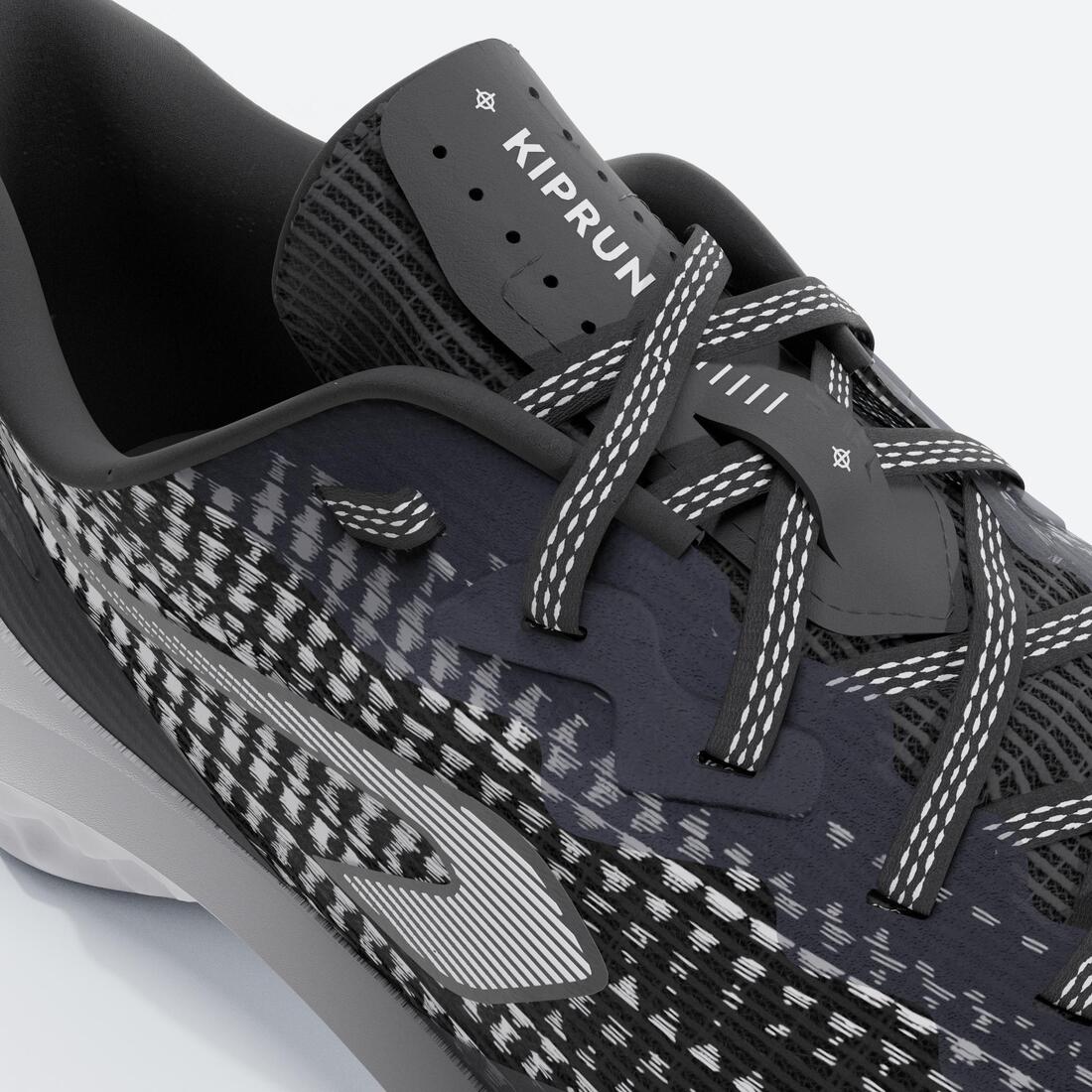Chaussures de running Enfant - KIPRUN K500 FAST noires et jaunes