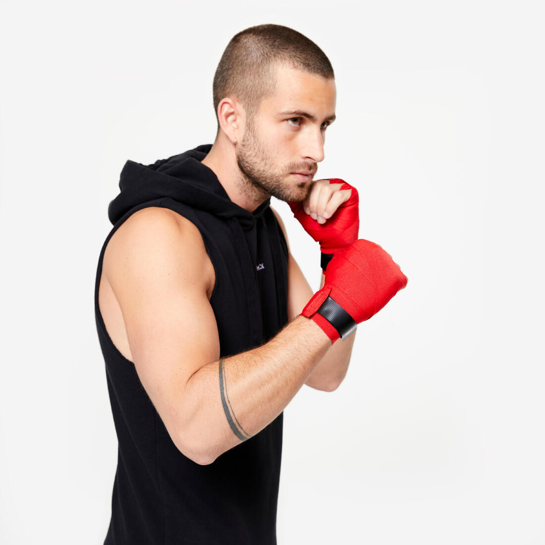 Bandes de boxe 2,5m rouges