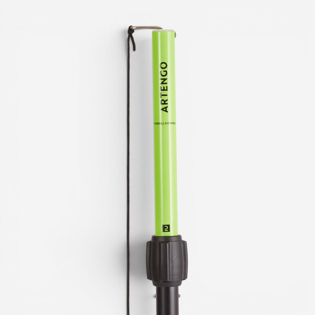 Pack de Speedball (1 mât, 2 raquettes et 1 balle) TURNBALL STRONG NOIR JAUNE