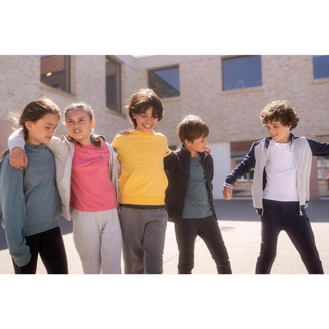 Sweat à capuche coton enfant imprimé