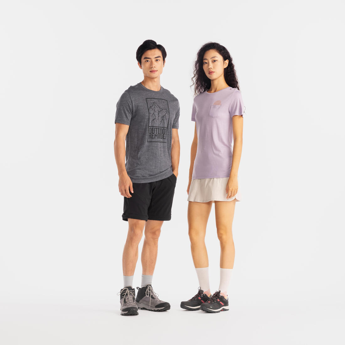 Jupe short de randonnée - nh500 - femme