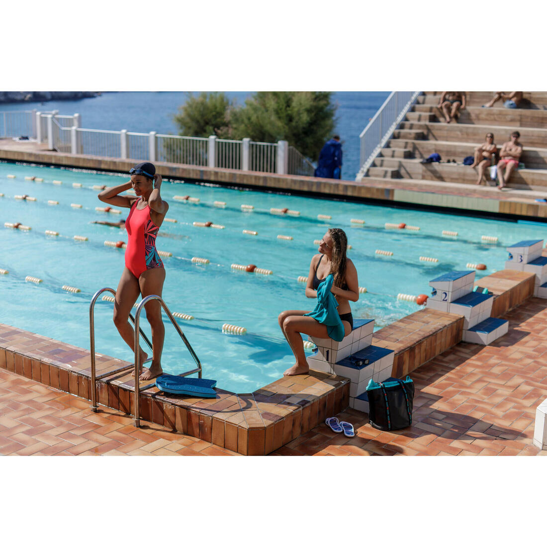 Maillot de Bain 1 Pièce Femme Natation Vega Light Fern
