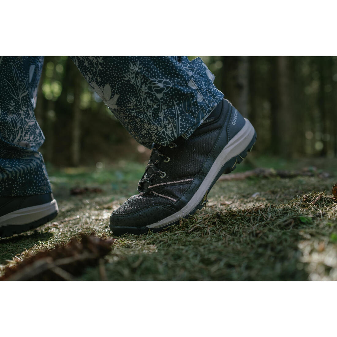 Chaussures de randonnée imperméables- NH100 Mid WP - Femme