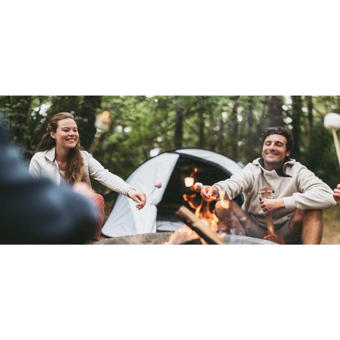 Tente de camping - 2 SECONDS - 3 places - Fresh & Black
