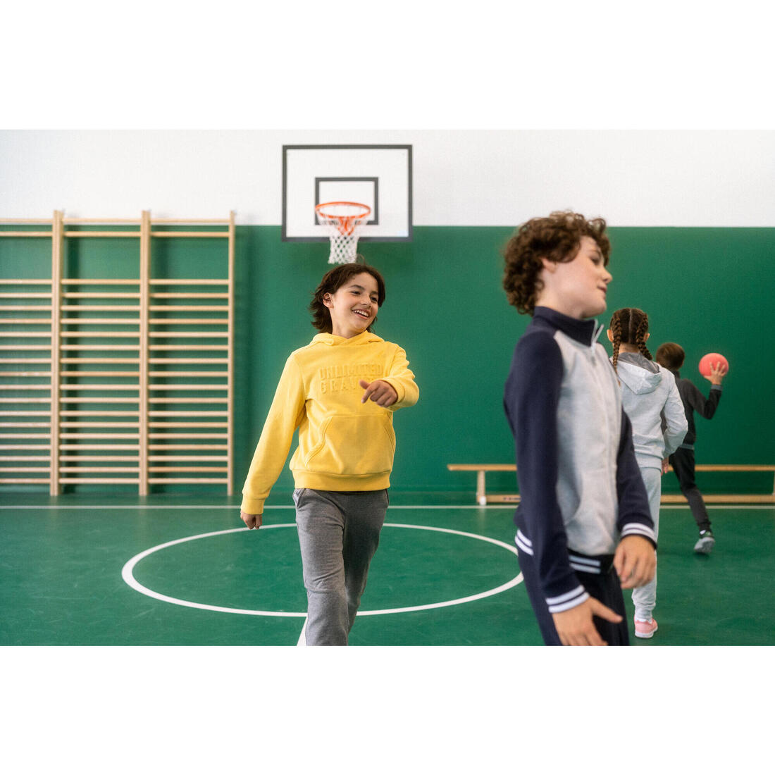 Sweat à capuche coton enfant imprimé