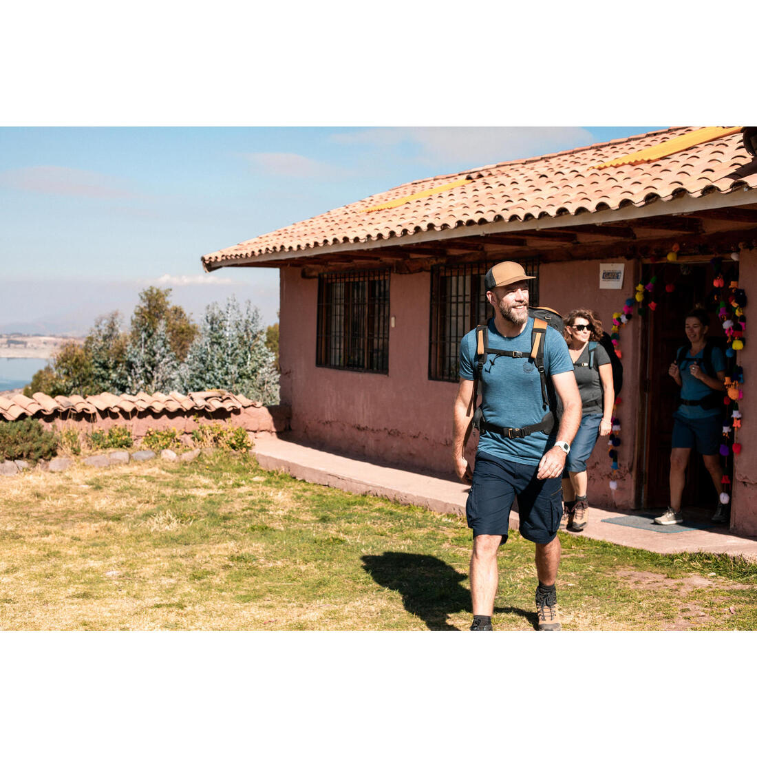 Short cargo de trek voyage - travel 500 homme