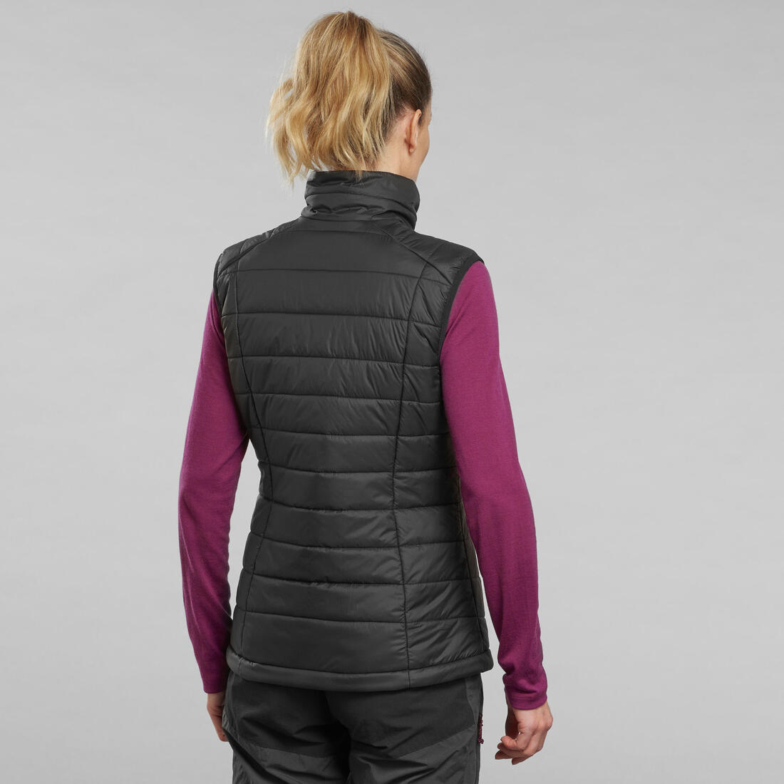 Doudoune de trek sans manches synthétique Femme, MT100