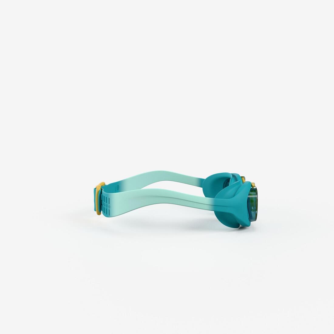 Lunettes de natation Junior - Xbase turquoise teintées