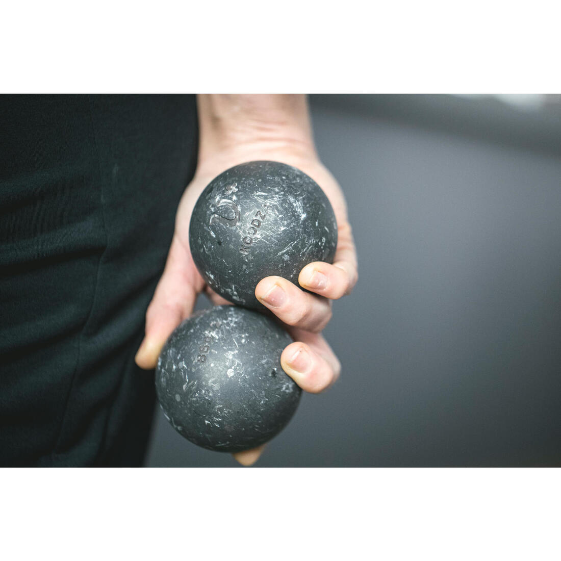 3 BOULES DE PÉTANQUE COMPÉTITION TENDRES UPSILON+ NOIRES