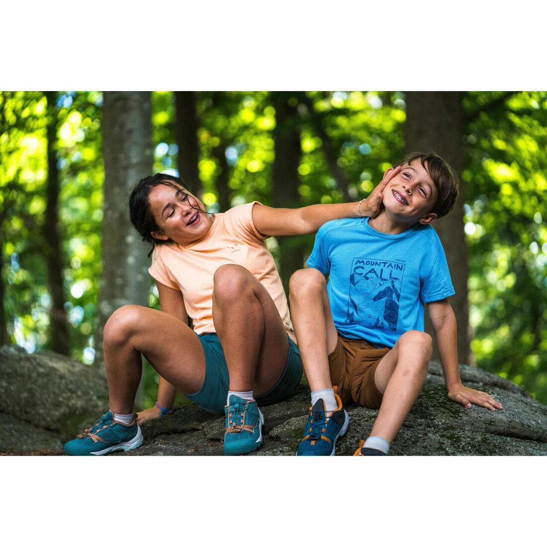 T-shirt de randonnée enfant 7-15 ans, NH100