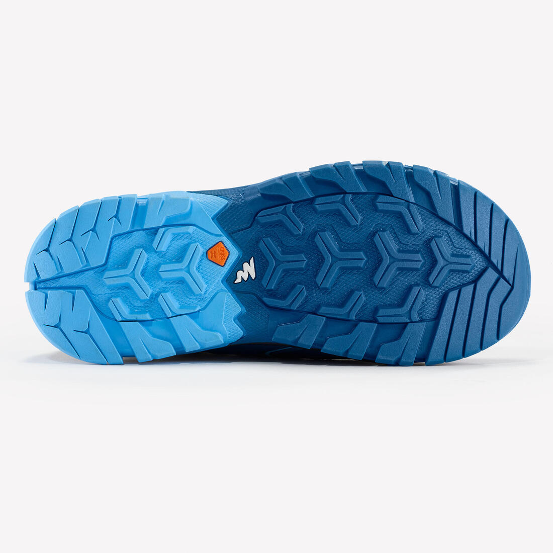 Chaussures imperméables de randonnée enfant scratch -CROSSROCK vertes- 28 au 34
