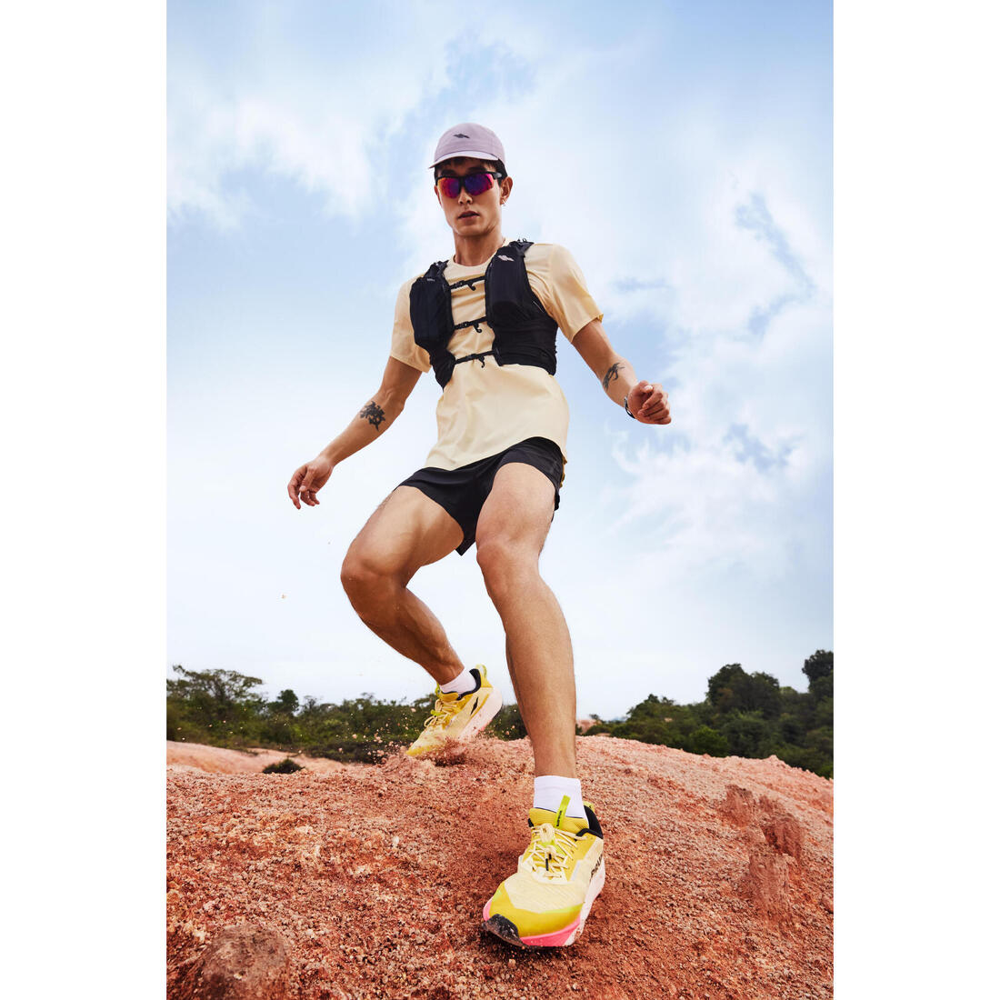 Casquette running Homme Femme, Kiprun ultra légère