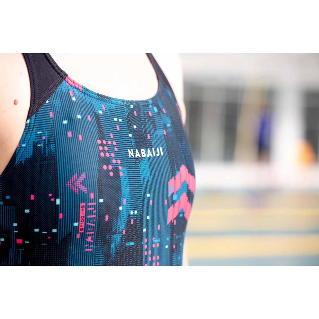 Maillot de bain 1 pièce de natation femme Kamyleon All Geo
