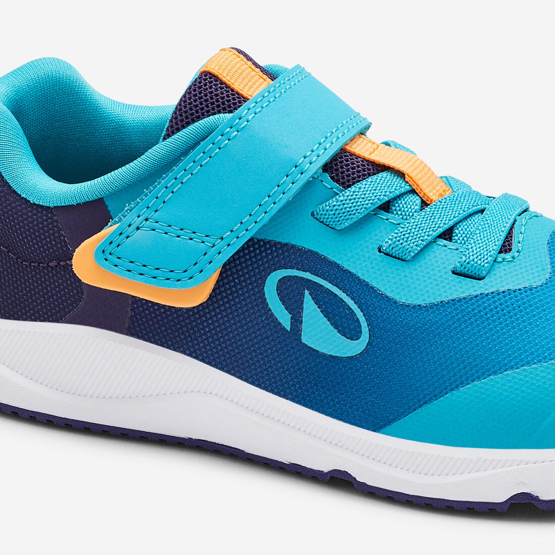 Chaussures Barefoot à scratch respirantes enfant, Stepper Sporty violet et
