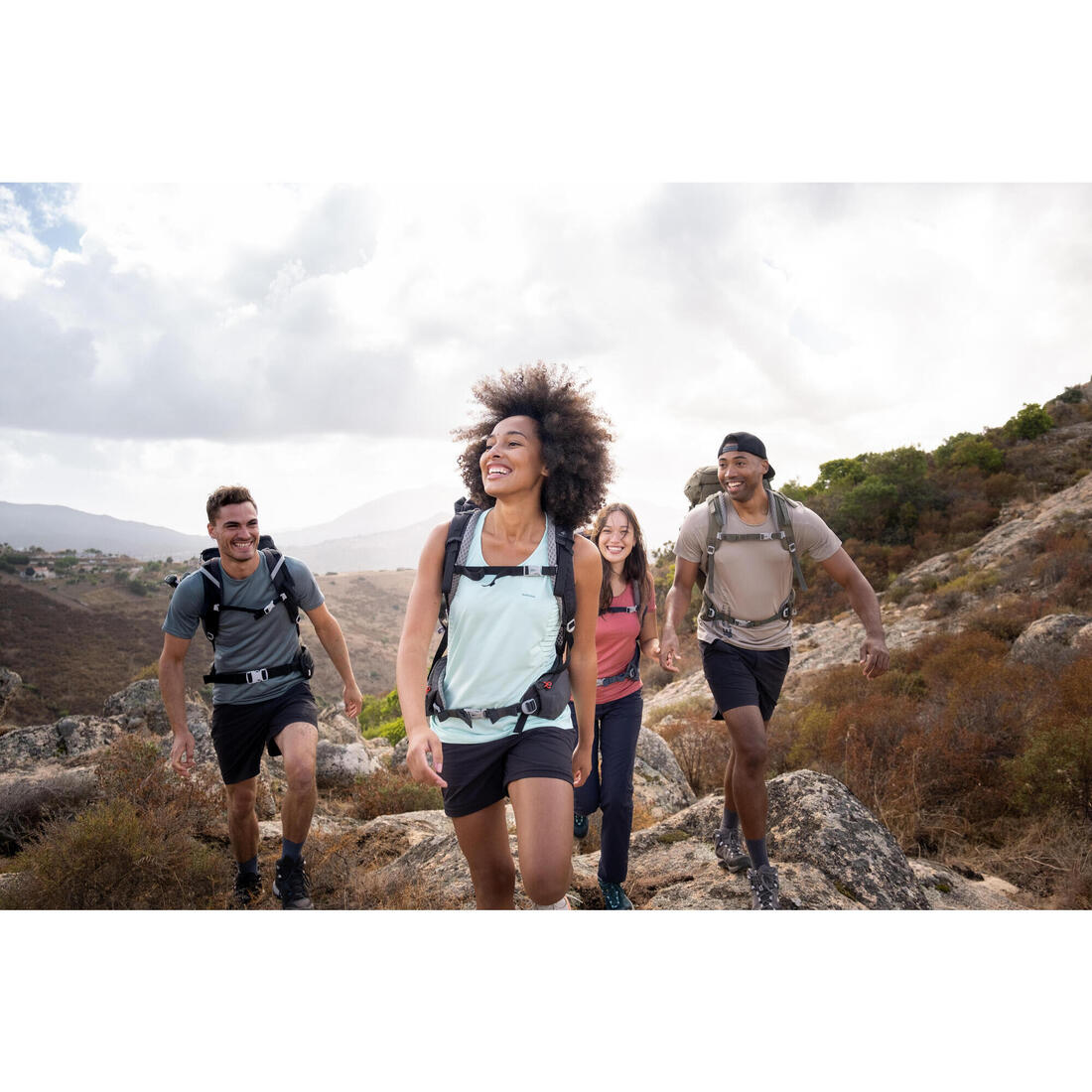 Débardeur de randonnée montagne - MH500 - Femme